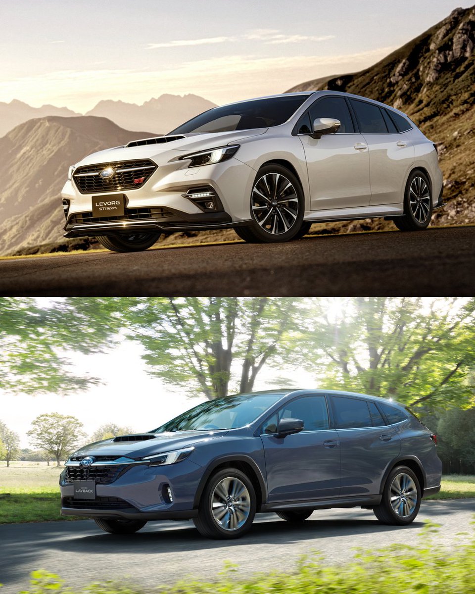 SUBARU_CORP's tweet photo. 【発表】レヴォーグ/レヴォーグ レイバック改良モデル

アクセル操作に応じて、よりリニアに応える加速へ。
走りの質を、磨き上げました。

詳しくはWEBサイトをご覧ください。

▼レヴォーグ▼
https://t.co/SZ0ITpnhEP
▼レヴォーグ レイバック▼
https://t.co/1tDRnAIgWT

#SUBARU #レヴォーグ #レイバック