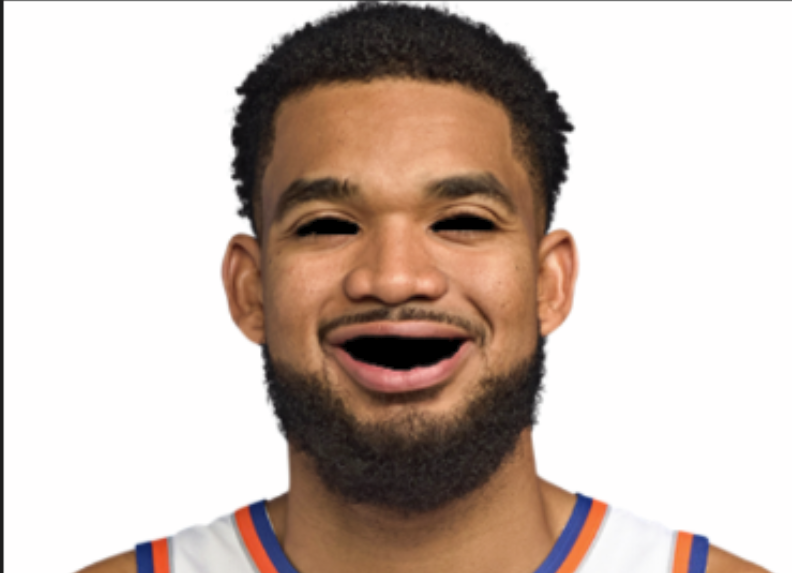 eviljuj's tweet photo. Karl-Anthony Towns if he was hollow #NBAFinals https://t.co/Mz0cAU1eNw