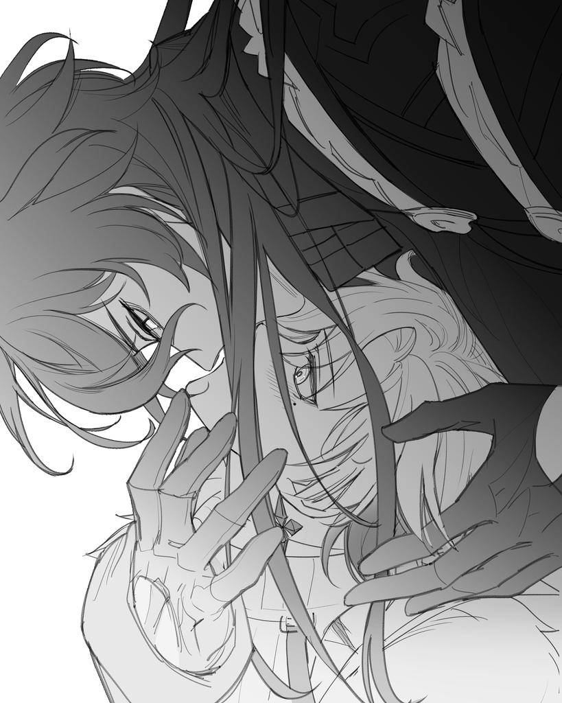 mulixmuli's tweet photo. 最近实在是太忙了，草草撇一张。希望下个月有更多的时间画图🥺 https://t.co/B94BmbObNs