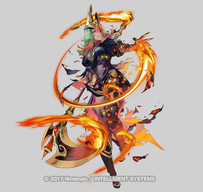 vostok01_ms's tweet photo. ファイアーエムブレムヒーローズにて救世英雄
「炎宿す王女 レーギャルン」のデザインとイラスト担当させていただきました。 https://t.co/JXTpbGdhjn