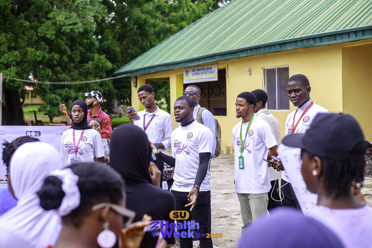 UilStudentUnion's tweet photo. DAY 1 DONE ✅ | SU HEALTH WEEK 2026

Yesterday marked an inspiring start to the Students' Union Health Week 2026🩺💊!

Unilorites turned out in their numbers for the Health Awareness Rally and Medical Training Session, demonstrating a shared commitment to promoting health consciousness and lifesaving knowledge across our campus community.

#TheNewDawnAdministration