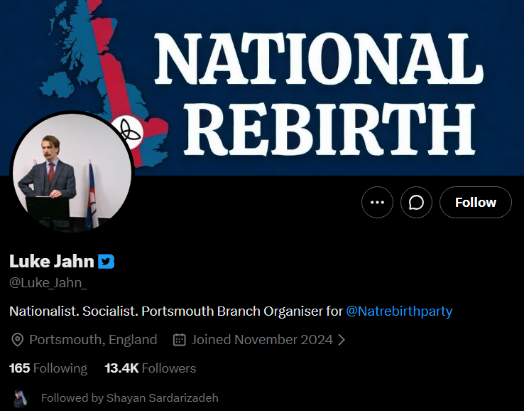 keewa's tweet photo. "You can't just call everyone you disagree wtih a Nazi" this guy you absolutely can https://t.co/LVZAJLq655