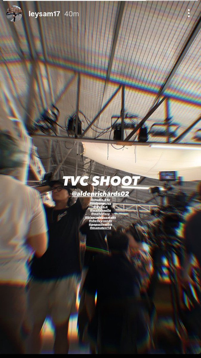 ate_nette's tweet photo. TV shoot Wednesday 📽️
@aldenrichards02 
#ALDENRichards 

cto Sam's Igs https://t.co/qeUZHx2ta1