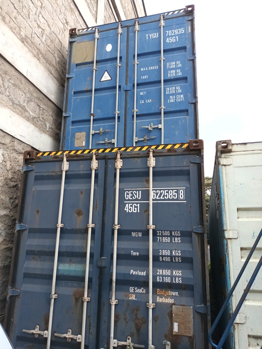 _kanzu's tweet photo. 40ft High Cube Shipment Containers Up for grabs. 
Documentation in place.
Contact: +2547547755
https://t.co/JHNVI1WWan https://t.co/Uk6gvfXKVG