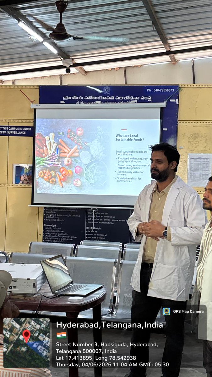 RegionalHyd's tweet photo. World Environment Day 2026, the RRIH, Hyderabad, conducted an awareness campaign for OPD patients on the theme “Emphasis on Local Sustainable Foods for Healthy Living” under the guidance of Dr. P. Hima Bindu, Officer In-Charge. https://t.co/296N1MYOiX