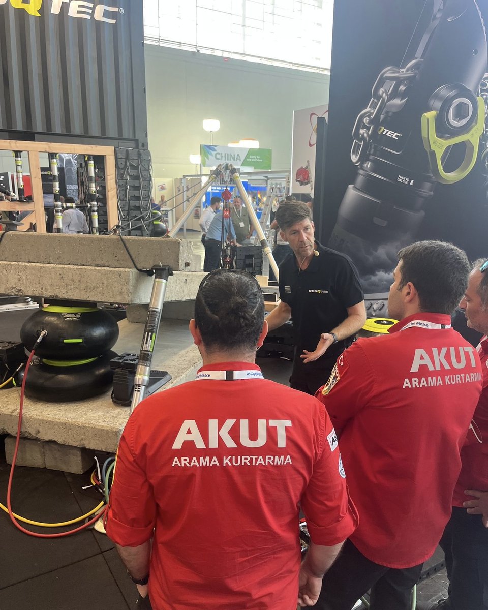 AKUTAssociation's tweet photo. Our Association is holding various meetings at INTERSCHUTZ 2026, which is taking place in Hanover, Germany, between 1–6 June 2026, with the aim of strengthening our relationships with international stakeholders, following the latest developments in disaster and emergency management technologies, and examining new equipment and systems that can be utilized in search and rescue operations.

Throughout the exhibition, contacts are being established with numerous organizations, institutions, and companies operating in the fields of search and rescue, firefighting, civil protection, emergency medical services, and disaster management. Opportunities for international cooperation are being evaluated, and ideas are being exchanged regarding potential joint projects and future collaborations.

In addition, national companies exhibiting at the fair are being visited and supported. Information is being gathered about their products and services, and potential areas of cooperation are being assessed.

#INTERSCHUTZ #SafeGuardingTomorrow