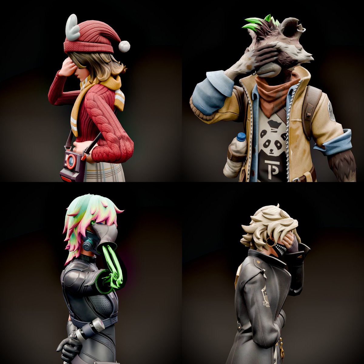 UBoiDemo's tweet photo. I present to you: WIP THIS EP 
(not an actual EP)

Inspired from Disciple's covers between 2019 - 2021

#FortniteArt #FortniteFanArt #Fortnite #FortniteShowdown #FortniteCH7S2 https://t.co/uPHwFA7gyb