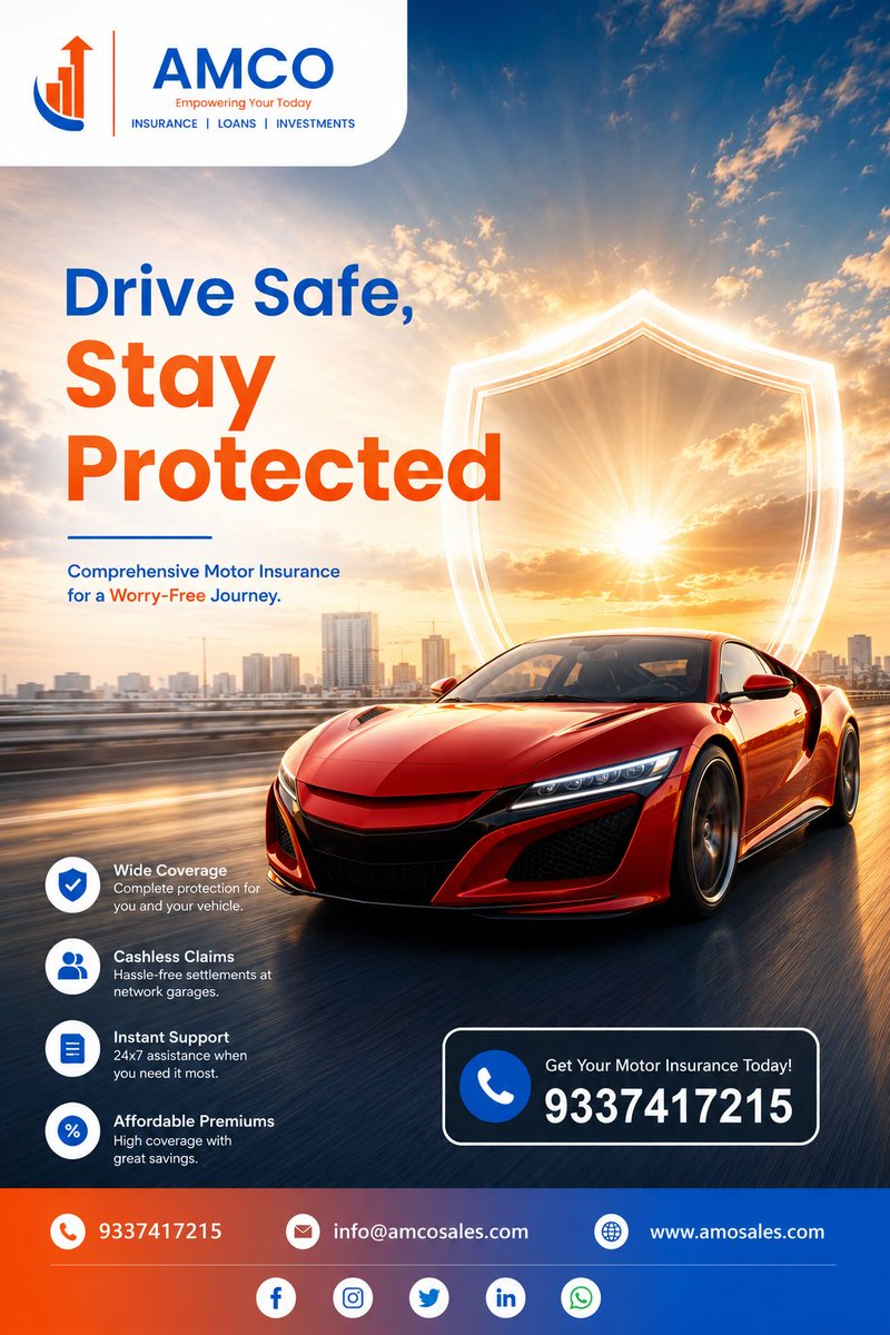Drive Safe, Stay Protected. Get comprehensive motor insurance with ...