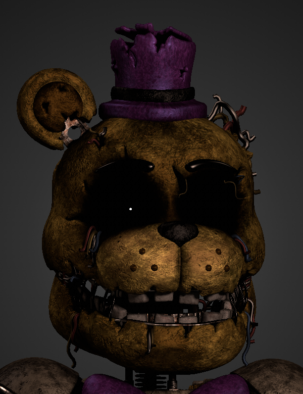 EshJustice's tweet photo. Also some progress on withered Fredbear https://t.co/DNNdYAJaCE