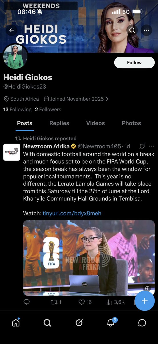 HeidiGiokos's tweet photo. PLEASE assist in reporting @HeidiGiokos23
This is NOT ME! 
Please report and BLOCK 
@Abramjee https://t.co/Qws9Pg1vrR