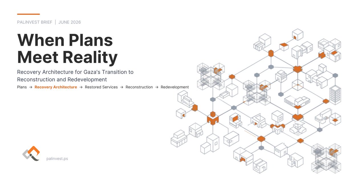PalinvestSystem's tweet photo. PALiNVEST’s first Brief is now published.

Gaza has a substantial planning landscape. The practical question is how plans connect to authority, access, financing, institutions and restored civilian services under real constraints.

Full Brief:
https://t.co/ObMXQNBvS3 https://t.co/CDpDVoTd0u