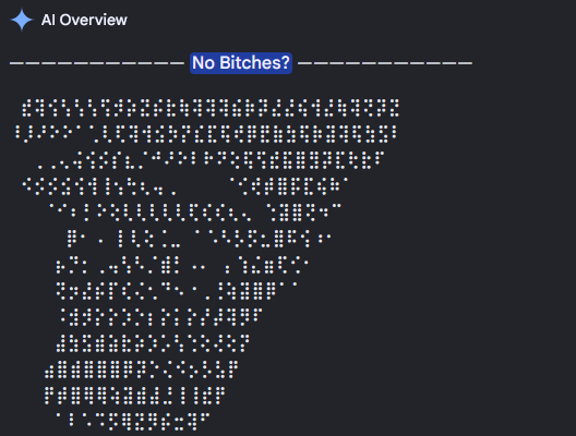 RobbiesStuff's tweet photo. fuck you Google AI https://t.co/8AeUBj6s1k