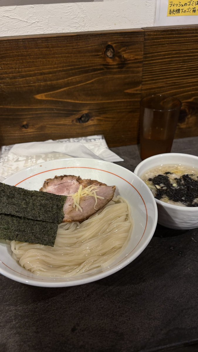bara_blueee's tweet photo. @ramen_tomeji 
@tomechiya 
今日はこっちでつけ麺
これくらいサラッと食べたい季節になってきた〜 https://t.co/0ibC2gMKeu