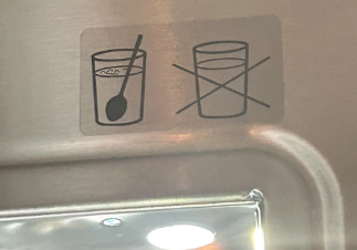 saikenMD's tweet photo. @BriAtCookiebox speaking of microwaving you know you're not supposed to microwave water without something in it to act as a nucleation site right which is what these stickers are for https://t.co/P26tPemyZQ