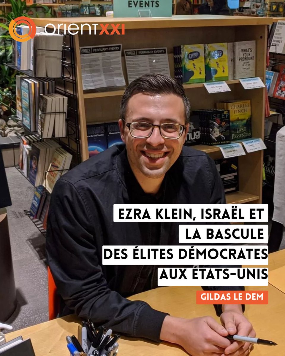 OrientXXI's tweet photo. 🇺🇸 #Etatsunis #Israël 
Ezra Klein, éditorialiste au New York Times, remet en question le consensus pro-israélien parmi les élites : la montée en puissance de voix juives progressistes préfigure la possibilité d’une nouvelle approche vis-à-vis d’Israël.
https://t.co/fC7gkytvrB https://t.co/Iy6Scm9YLM