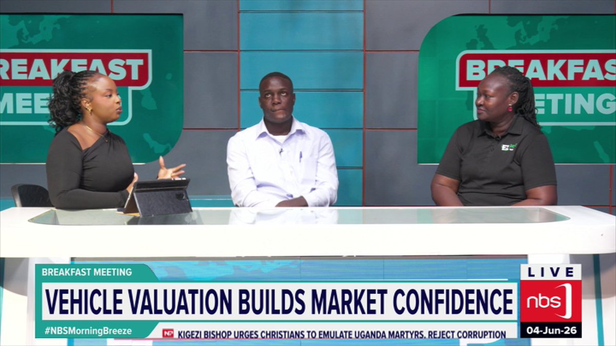 nbstv's tweet photo. On- Air: The #TracknavSMC Breakfast Meeting, with @TracyIkopit, your host. 

This morning, we discuss "Smart Vehicle Security, Asset Intelligence & Mobility Assurance in Uganda" with Sammy Laloyo and Moses Ssegane, a team from @EezyCarsUG.

#EezyCarsUganda
#NBSBreakfastMeeting #NBSUpdates