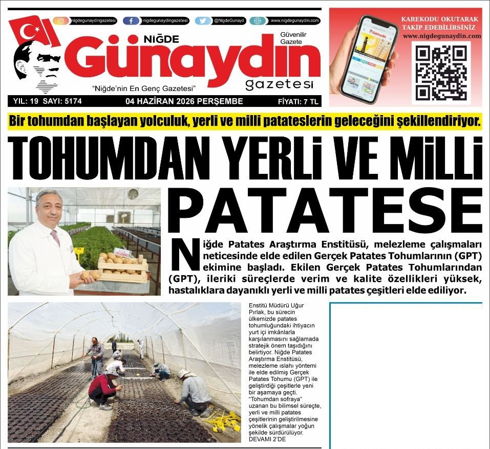 PatatesArsEnst's tweet photo. 📷 Emeğimiz, Başarımız ve Hedeflerimiz Basının Manşetinde! 📷
Enstitü olarak yerli ve milli patates çeşitlerimizi geliştirmek adına gece gündüz demeden yürüttüğümüz çalışmalar yerel basınımızda yer aldı... https://t.co/EBcuRj8r9g