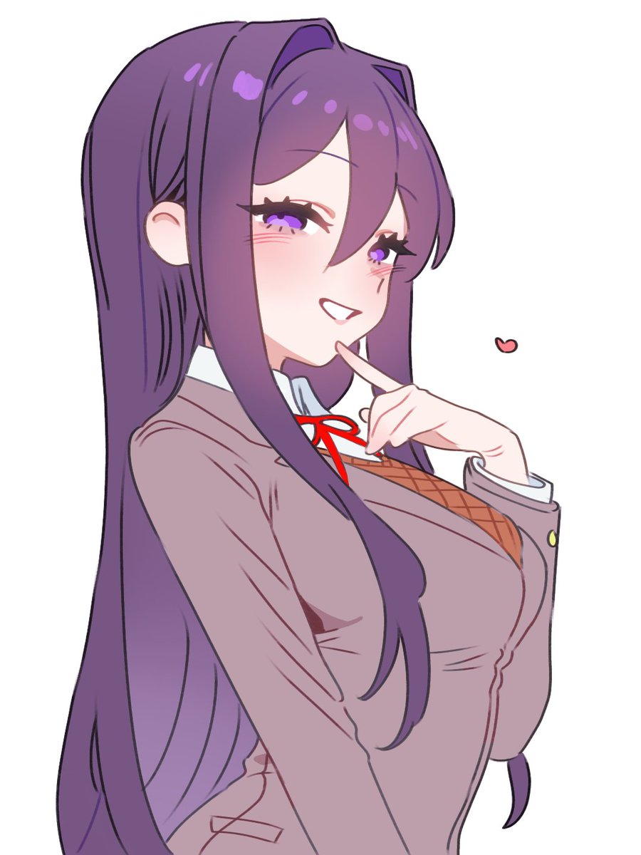 skreamyy's tweet photo. Yuri 💜 #DDLC https://t.co/f7mF20VX1h