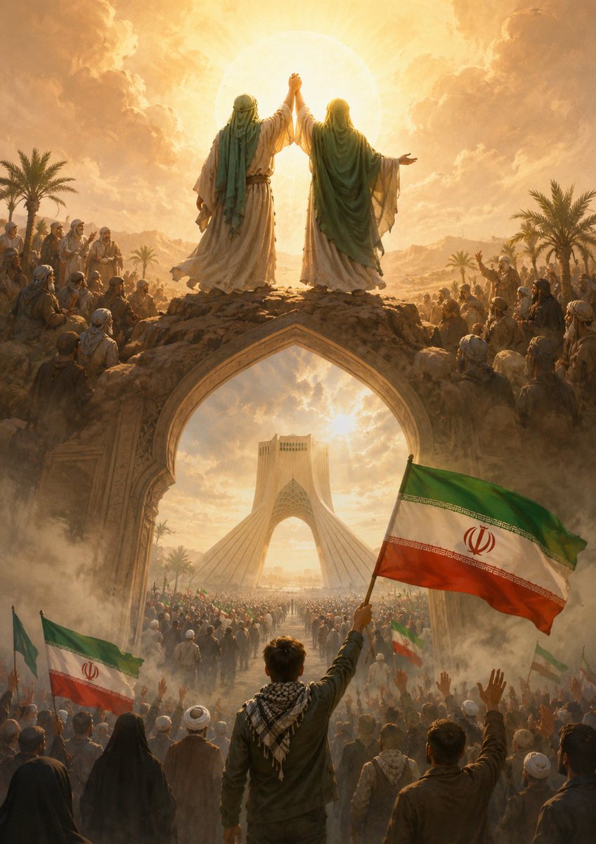 jfjcmfkfio's tweet photo. ملت ما در روز ۱۴ خرداد با خمینی کبیر دست بیعت دادند و درروز باشکوه غدیر هم با امام شان علی(ع) ،تجدید بیعت خواهند کرد، این نشان می دهد که هردو دریک مسیر روشن قرار دارند 
#لبیک_یا_خامنه_ای https://t.co/LEIXGrag2e