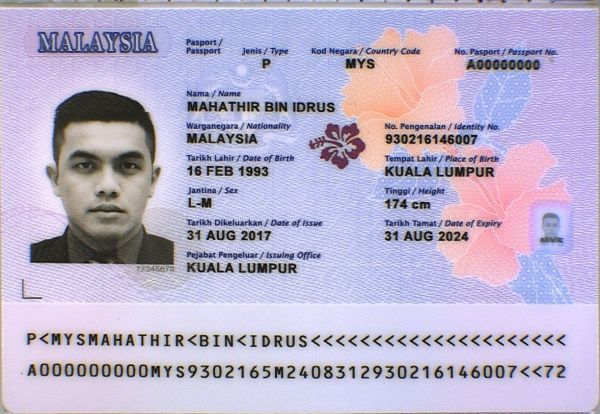 wilsonyimby's tweet photo. Malaysia just gazetted the 10-year passport. It will be RM350 for 10 years (compared to RM200 for 5 years currently)

But there’s no indication that they will fix the 1 problem we are still facing: the Malaysian passport has one “Name” field. No separate given name. No separate surname.

Most of the world assumes everyone splits into First + Last. The Malaysian document doesn’t make that split for you.

If you look at your passport at the bottom of the biodata page, there are 2 lines where there's a lot of <<<<<<<<<<<

It's called the Machine Readable Zone, or MRZ. It is the part a scanner reads at immigration and check in counters everywhere in the world.

It uses the ICAO 9303 standard, the global rulebook for passports. The "<" are filler characters.

Look at line one of the MRZ on our passport:
P<MYSMAHATHIR<BIN<IDRUS<<<<<<<<<<

Notice the format. The single < is just a space between words. The double << is the divider that separates surname from given names.

This means that to all scanners everywhere, we only have 1 name. No First Name + Last Name.

Also the printed name is simply MAHATHIR BIN IDRUS in one block. No First Name + Last Name.