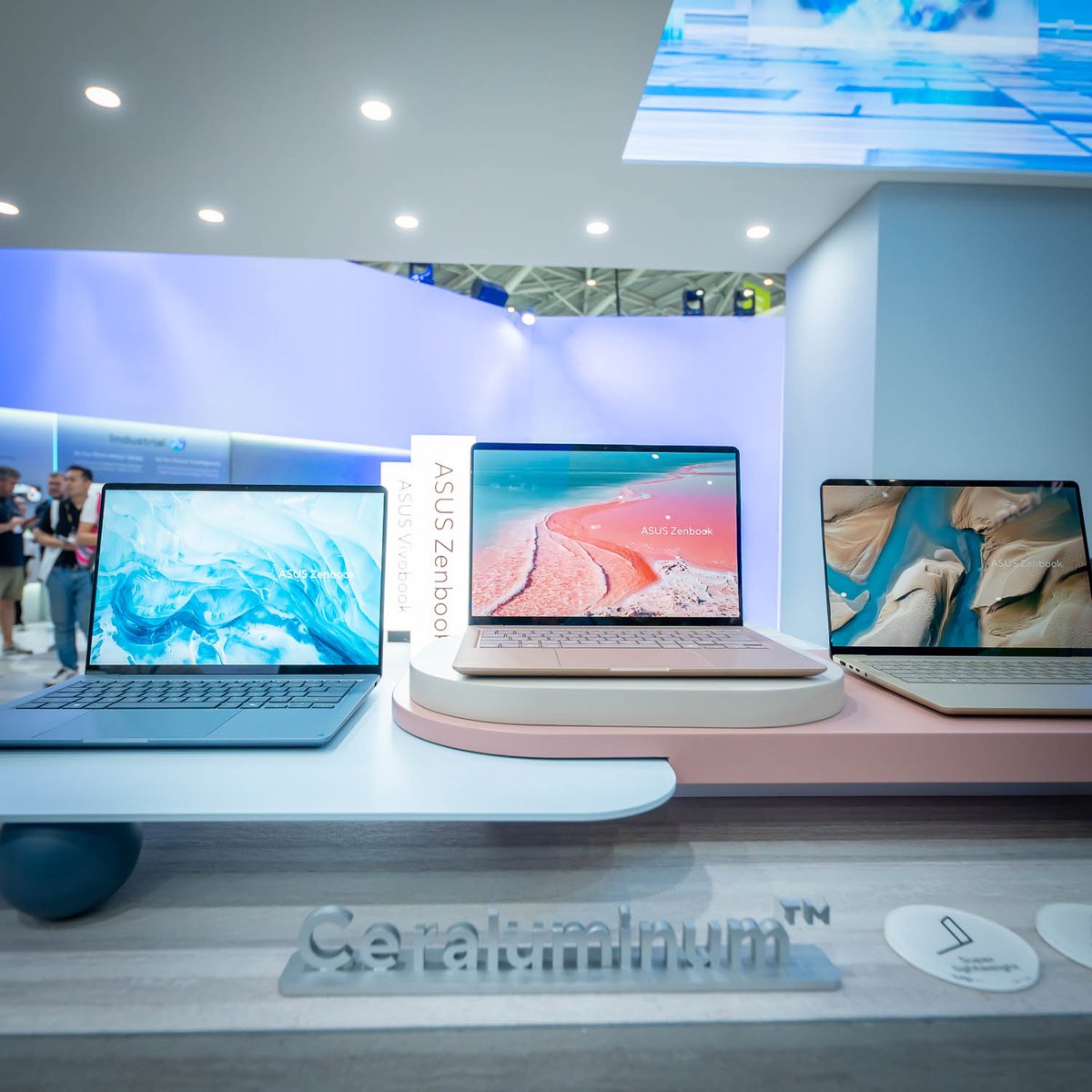 ASUS's tweet photo. A closer look at the ASUS Zenbook series at COMPUTEX 2026! ✨ Featuring our new Zenbook 14 in a brand new color, bringing a fresh new tone to the #DesignYouCanFeel collection. Which one catches your eye the most? Let us know! 👇

Find out more:  https://t.co/PFHsxCiRcF https://t.co/9Ms1lEBnqS
