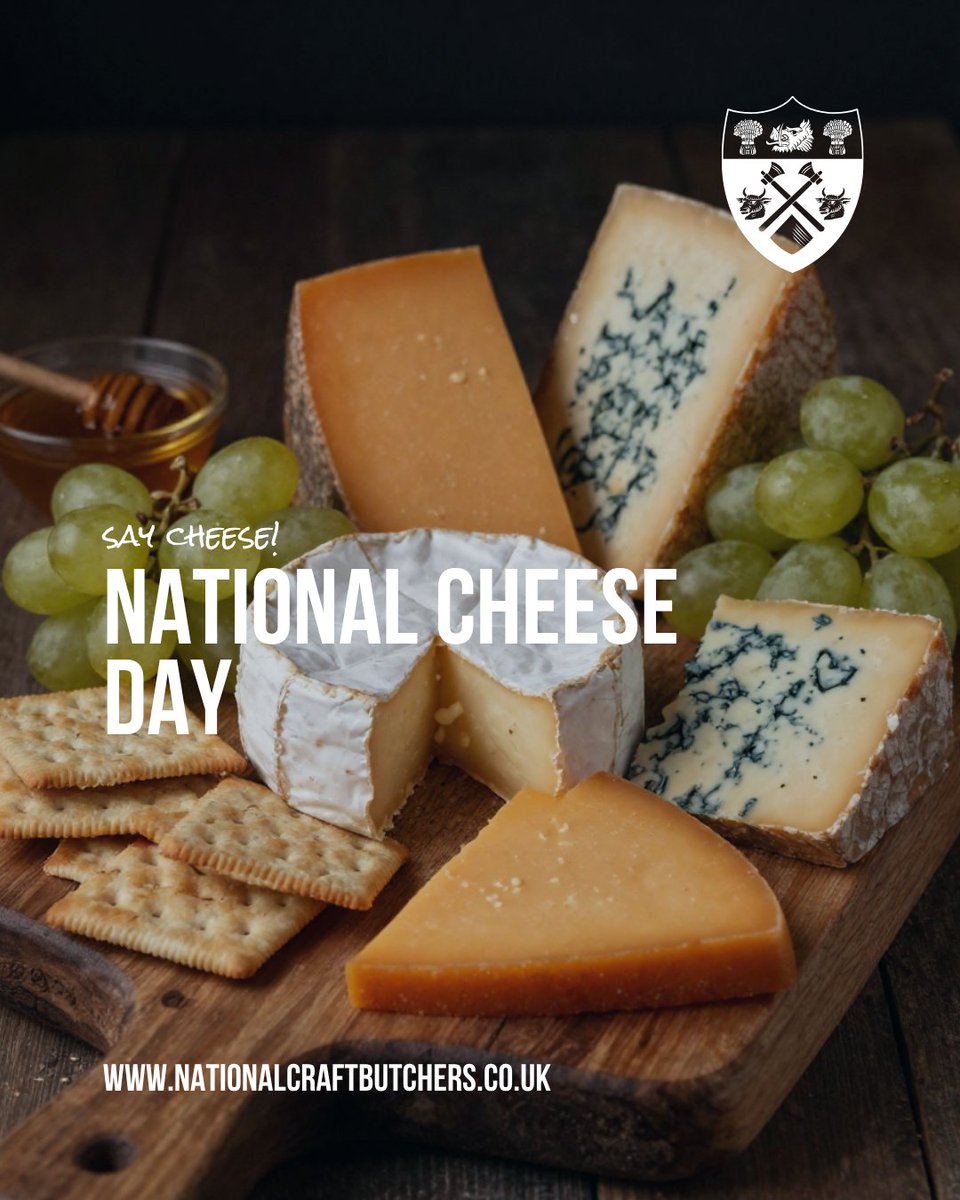 ncraftbutchers's tweet photo. π§ Happy National Cheese Day!
Whether it's gooey, smoky, or sharp, cheese is always a gouda idea. Let's brie real, who doesn't love a good cheese platter?
#NationalCraftButchers #NCB #CraftButchers #butchers #LocalButcher #NationalCheeseDay #SayCheese https://t.co/uUzJ7VwWIQ