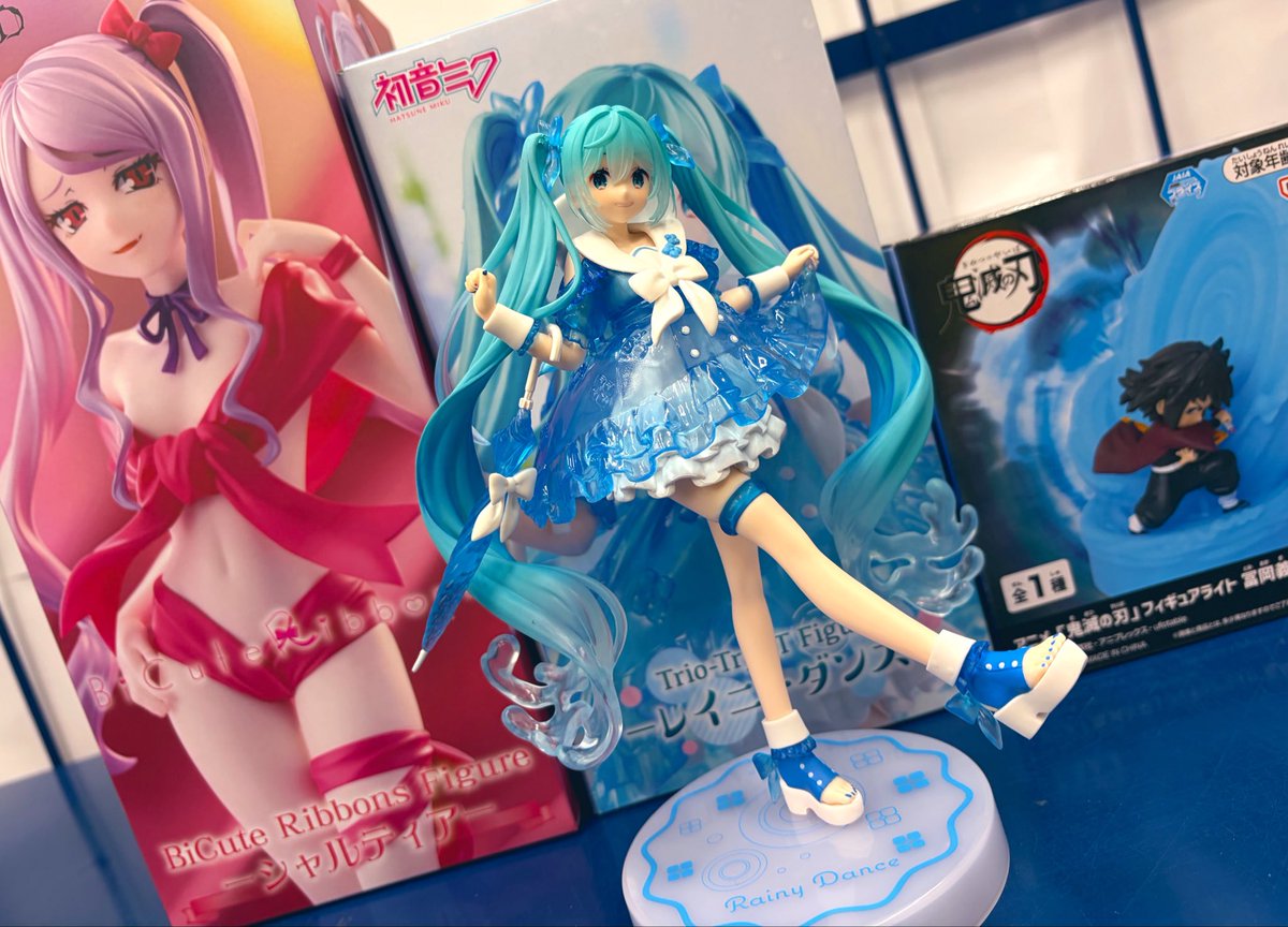 ☂️新作プライズ稼働中🩵 本日入荷の新作プライズ景品 只今稼働中です