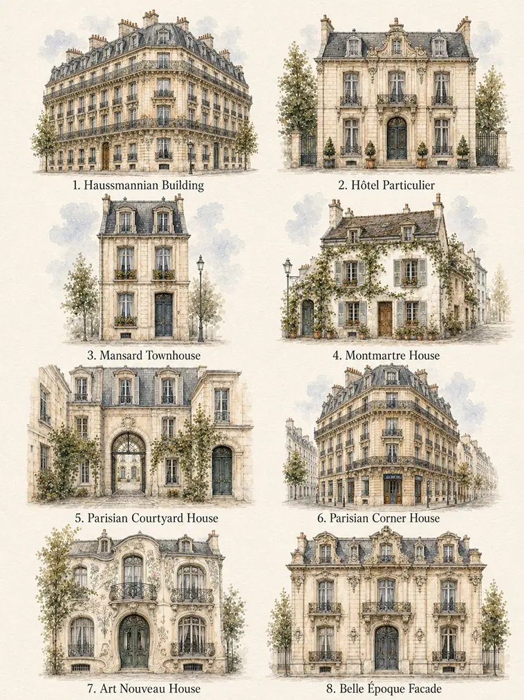francesafetytra's tweet photo. Which Parisian house style would you choose? https://t.co/7tuPsRL0MY