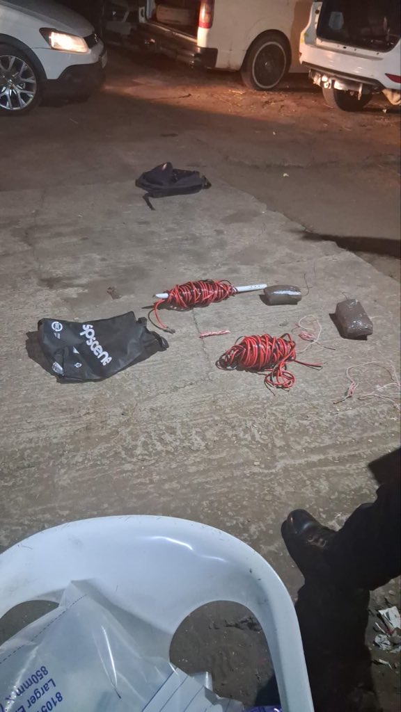 SAPoliceService's tweet photo. #sapsGP [POLICE ARREST SUSPECT AND RECOVER HIJACKED VEHICLES AND SUSPECTED EXPLOSIVES IN SILVERTON]

An intelligence-driven operation led by #SAPS Crime Intelligence, with the support of the Gauteng Highway Patrol, the Road Traffic Management Corporation (RTMC), and the Local Criminal Record Centre (LCRC) Tshwane, resulted in the arrest of a 69-year-old suspect and the recovery of hijacked vehicles and suspected explosives in Silverton, Pretoria.

On Wednesday, 03/06 at approximately 06:30, Crime Intelligence received information about a possible cash-in-transit robbery allegedly being planned in the Pretoria area. 

The information was operationalised, and members worked closely with Tshwane District Crime Intelligence as part of ongoing investigations into a criminal group suspected of planning cash-in-transit robberies across Gauteng.

Following further intelligence gathering, an operational team was deployed to a property in Silverton. Upon arrival, police searched the premises and recovered two vehicles, a Mercedes-Benz and a Toyota Fortuner, both fitted with false registration plates. Further investigation revealed that the Mercedes-Benz had been reported stolen in the Villieria policing precinct, while the Toyota Fortuner had been reported stolen in the Hartbeespoort policing area. During the search, members recovered a five-litre container filled with petrol inside the Mercedes-Benz. Police also searched a white Toyota Quantum parked on the premises, where a bag containing suspected explosives was discovered and seized for forensic analysis.

Preliminary investigations indicate that the recovered vehicles may have been used in several cash-in-transit robberies and attempted robberies across Gauteng, including an attempted cash-in-transit robbery in Silverton on 30 May 2026.
A 69-year-old suspect was arrested and is expected to appear in court soon on charges relating to the possession of suspected stolen motor vehicles and possession of suspected explosives. Additional charges may be added as investigations continue. ST #FightingCrime #TrioCrimes #PartnershipPolicing #PoliceVisibility