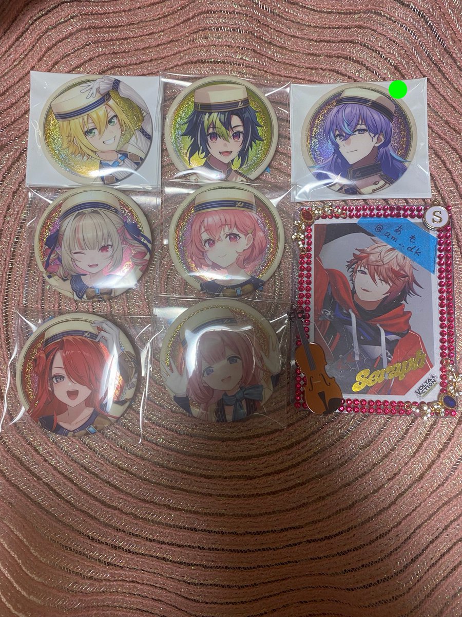 am__dk's tweet photo. 【交換】
にじさんじ ビスケット 缶バッジ

［譲］1枚目

［求］2枚目(各1)(IDカードの方は5)

激求見つかってから求を探します。

🟢は複数纏めての方のみ
お返事にお時間いただきます

郵送交換

声掛けは引用先にお願いいたします。 https://t.co/RZRc6rBb6S