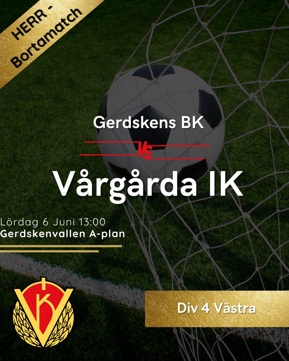 VargardaIKFotbo's tweet photo. BORTAMATCH för Herrlaget ,denna gång beger vi oss till Alingsås för årets andra seriederby. Nu står Gerdsken på andra sidan planhalvan! Vi hoppas många röd/vita supportrar kommer och stöttar oss i detta heta derby!❤️🤍⚽️
🗓️Lördag 6/6
💥13:00
🏟️Gerdskenvallen
🆚@GerdskenSenior https://t.co/Jf60kGCEGL