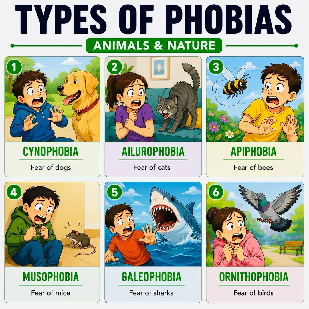 WordUpgrade's tweet photo. Types of phobias-2✅️👇 https://t.co/SETqKTda62