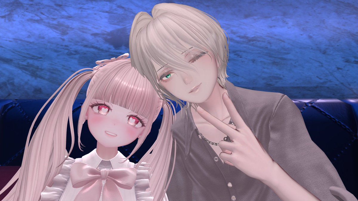 alpaca_chan_VRC's tweet photo. NEXUSへ来店！みんなお喋り上手で本当に癒されました～🐈💕
指名したせなくん可愛すぎなのよ････らぶ💛
これからも推し続けるぞぉ✊✊

 #VRC_NEXUS https://t.co/NqxHjmurp0