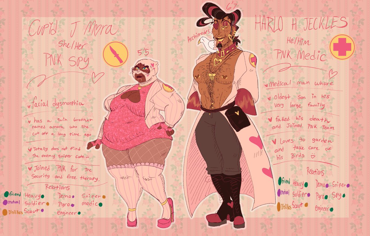 0UTPOST_31's tweet photo. Dippin my toes back into TF2 again and decided to remake my PNK team
#tf2 #teamfortress2 #tf2oc https://t.co/oTdtCN6qq3