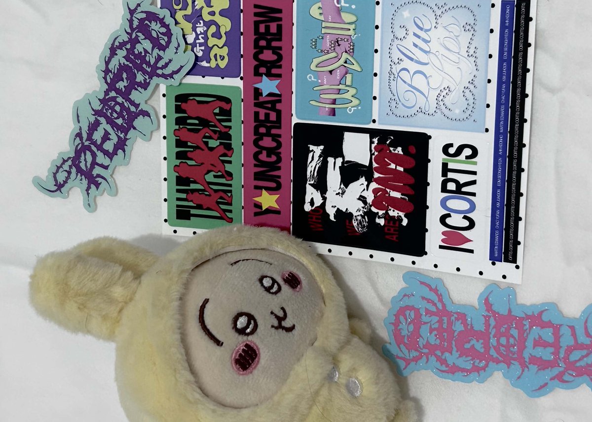 fa5hionz's tweet photo. the samples are here :D usagi couldn't wait to use them lmfao they look so cool  #cortis https://t.co/MPxyJ94Ys9