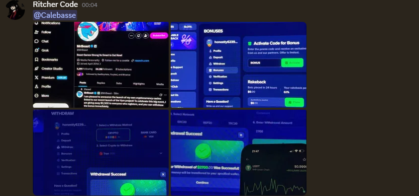 CalebotVT's tweet photo. @RitcherCode Te han hackeado a ti tambien ?

Ostias, en menos de una semana ya tengo dos "mutuales" que me hablan por Discord para intentar piratearme la cuenta 🤣 https://t.co/LcLS9xnfCJ