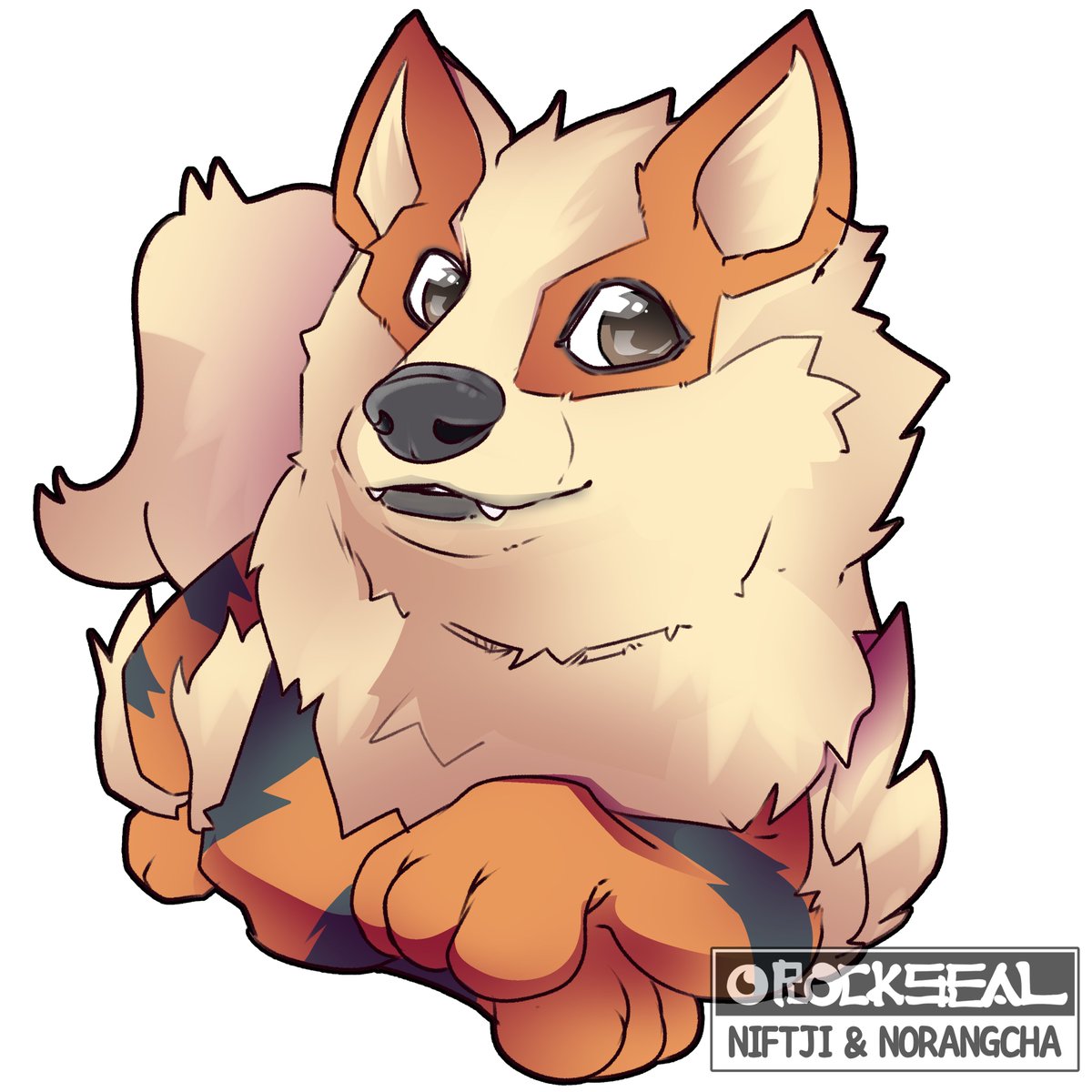 orockseal's tweet photo. Arcanine from Pokémon, doge form https://t.co/pjyFGmib3Z