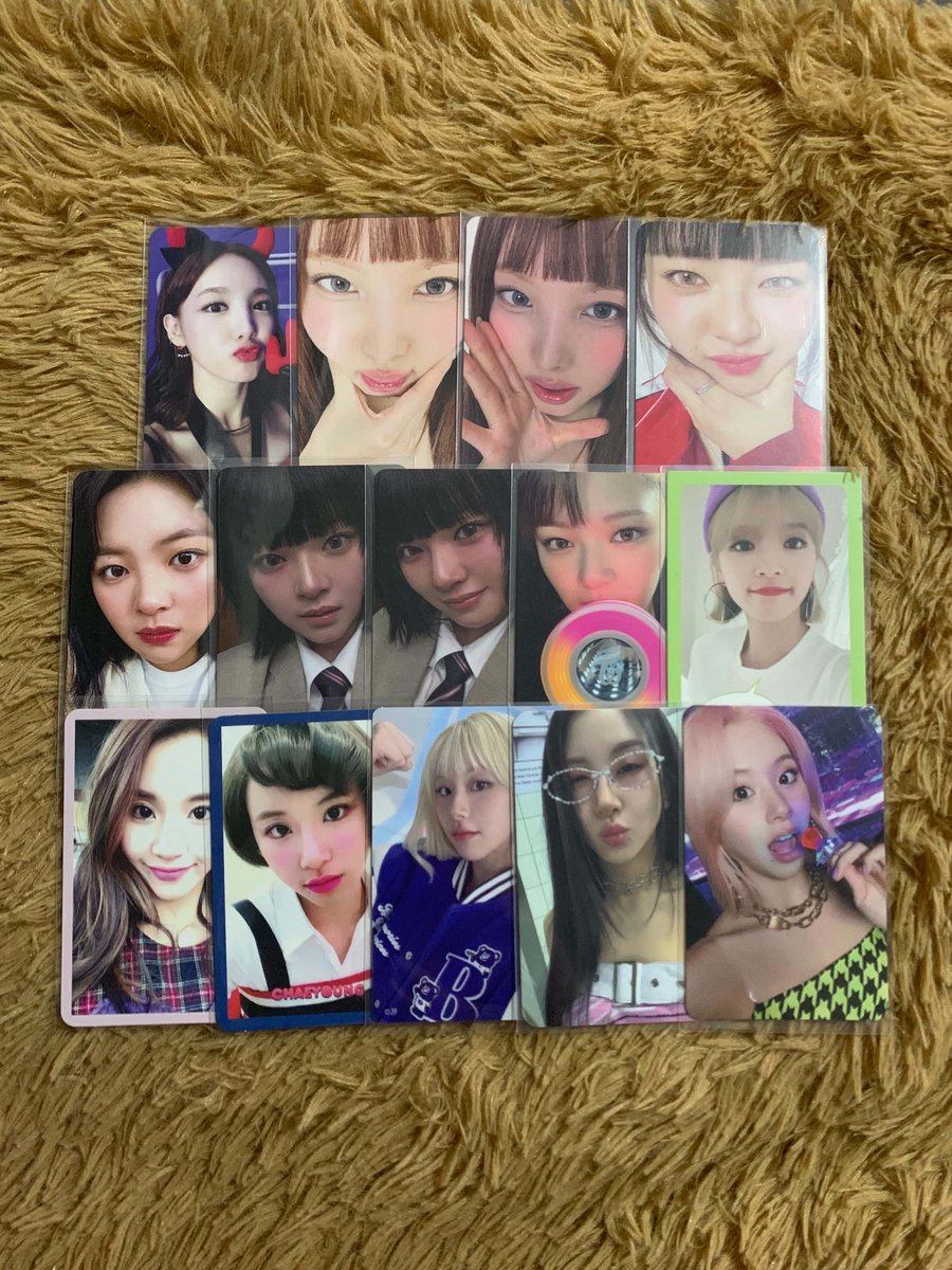 quimchae_'s tweet photo. ⌗ wts lfb twice nayeon jeongyeon momo sana jihyo mina dahyun chaeyoung tzuyyu rp ringpop atenista tif rtb devil bunny bread specs wtb lfs pc ph

WTS LFB TWICE SETS

□ 2500 each set
□ onhand
□ good condi, no to sensitive buyer
□ payo (prio) / 3 days res

Dm / reply to claim https://t.co/UxLb4tCNek