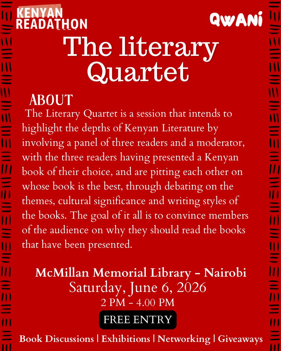 Lexa_Lubanga's tweet photo. I will be gifting 5 readers a copy of Going Down River Road by Meja Mwangi this Saturday to celebrate it’s 50th anniversary! 
Kujieni vitabu!❤️❤️ https://t.co/XPFPAvxQeT