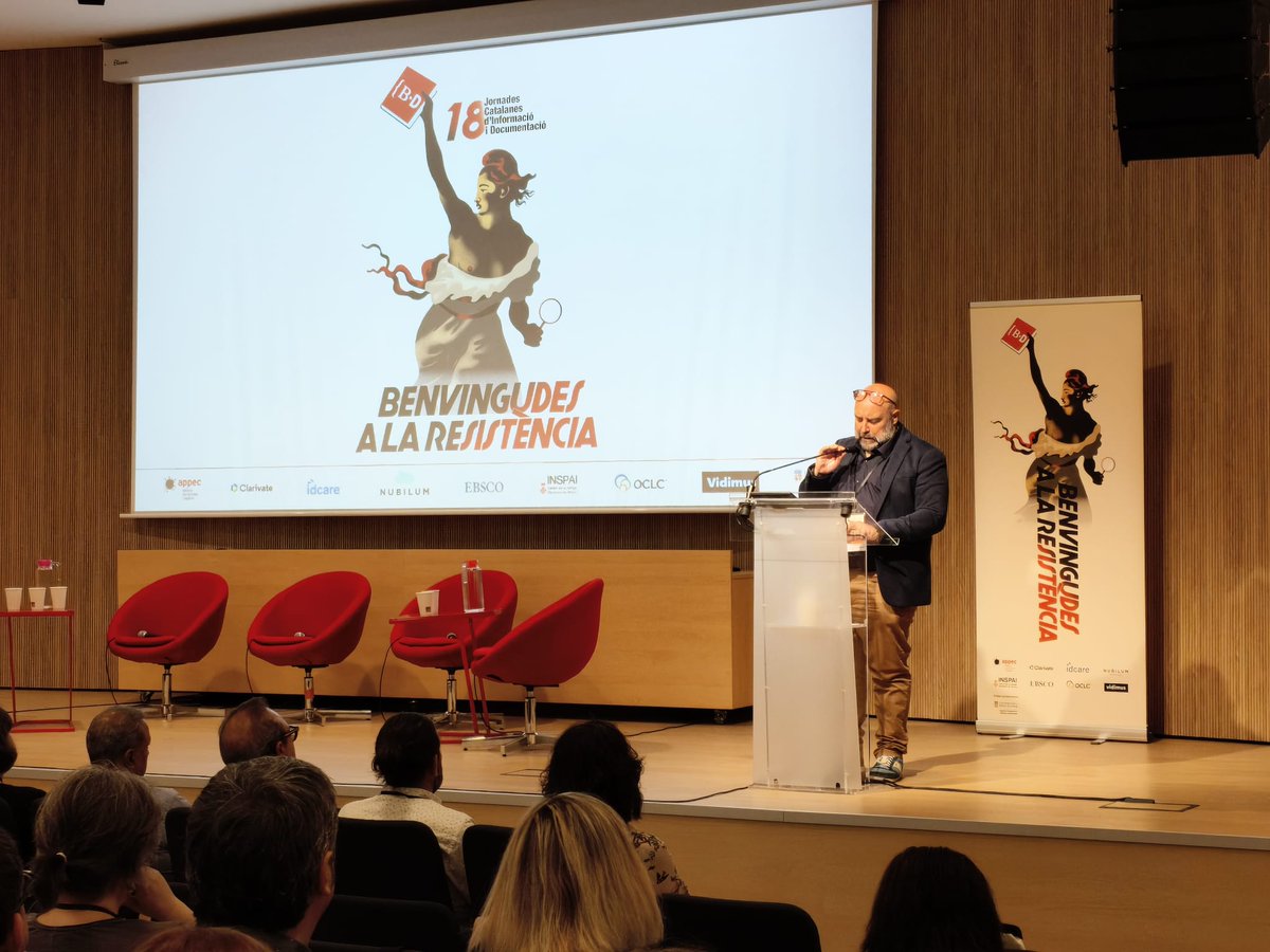cobdc's tweet photo. Obertura de les jornades amb F. Xavier González, president del #COBDC, per donar el tret de sortida a uns dies de debat, idees i futur compartit.

#18JCID #BenvingudesALaResistència

@fxvierglezcudr https://t.co/RJGSMsCedU