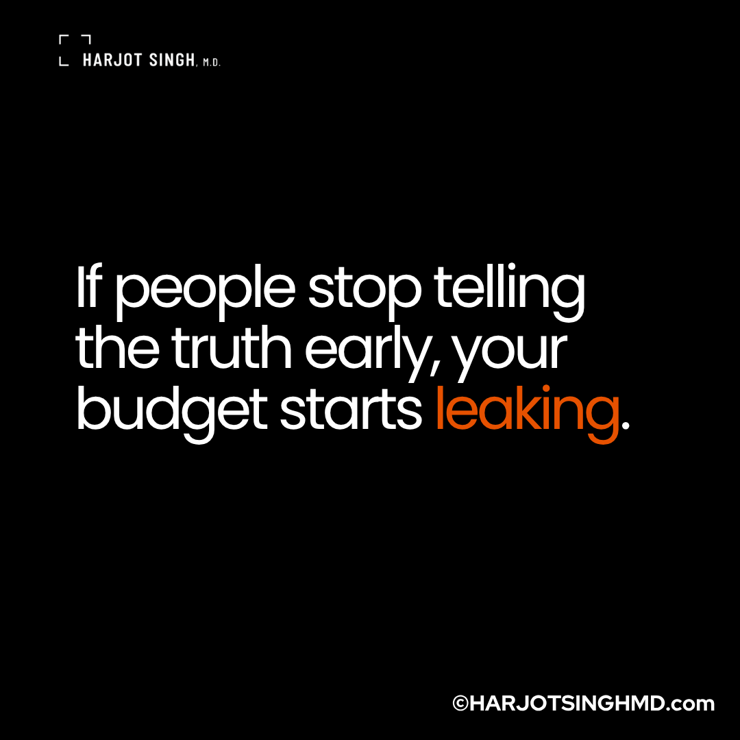 HarjotMd's tweet photo. If people stop telling the truth early, your budget starts leaking.

Read the article in The Quest Method Newsletter and subscribe.  https://t.co/uRGaZvqmfd https://t.co/6aO8UiZE7q