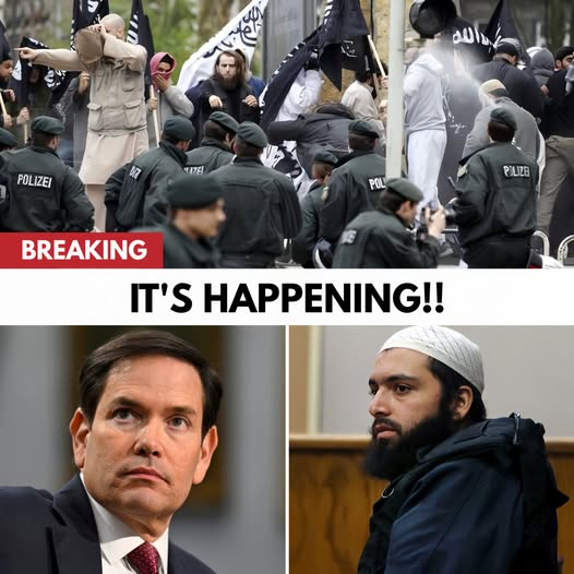 ScaryEurope's tweet photo. 🚨 YOU WON’T BELIEVE MARCO RUBIO’S LAST MESSAGE TO MUSLIMS!!! 🔥
U.S. Secretary of State Marco Rubio just dropped a bombshell message that’s exploding across the internet.
In a fiery address, Rubio sent a crystal-clear warning to international students and foreign visitors: “Your visa is a PRIVILEGE, not a right.” If you come to America and disrespect our laws, harass students, occupy buildings, or support terrorism — we will revoke your visa and send you home immediately.
This comes as radical campus protests continue to spiral out of control, with some non-citizen students allegedly leading illegal occupations and chaos on American universities.
Rubio made it loud and clear: You’re here to study — not to import foreign conflicts, tear up campuses, or attack Jewish students. America will no longer tolerate it.
The left is already melting down, calling it “extreme.” But millions of Americans are cheering: Finally, someone is putting America First.
Will this finally restore order on our college campuses? Or will radical activists keep pushing until more visas get canceled?