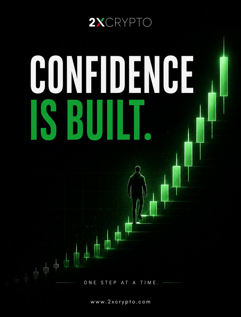 2xcrypto_global's tweet photo. Confidence isn't found.
It's built.
One decision.
One lesson.
One trade at a time.
#2XCrypto #CryptoTrading #TradingMindset #TradeSmart #CryptoCommunity #Web3 #DigitalAssets #MarketStrategy #Investing #CryptoEducation https://t.co/WTUTfGm4MM
