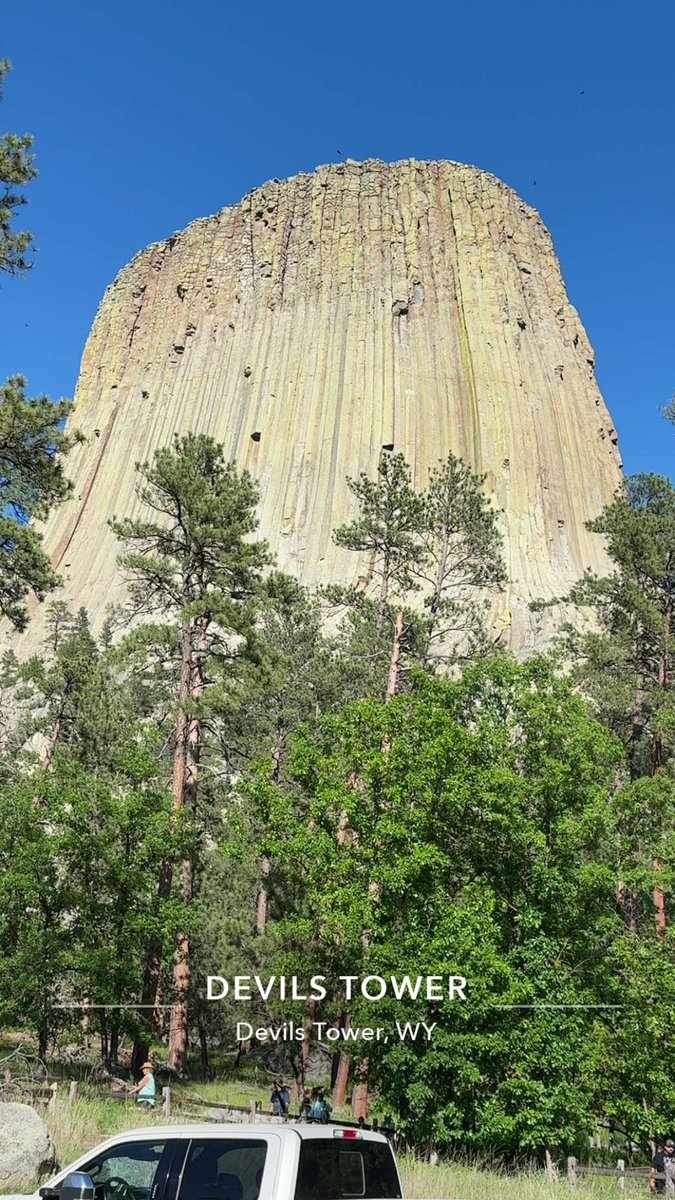 mediocrepopps's tweet photo. The tame (once) Wild West, and the bear lodge (devils tower) https://t.co/58iSrEfoNj