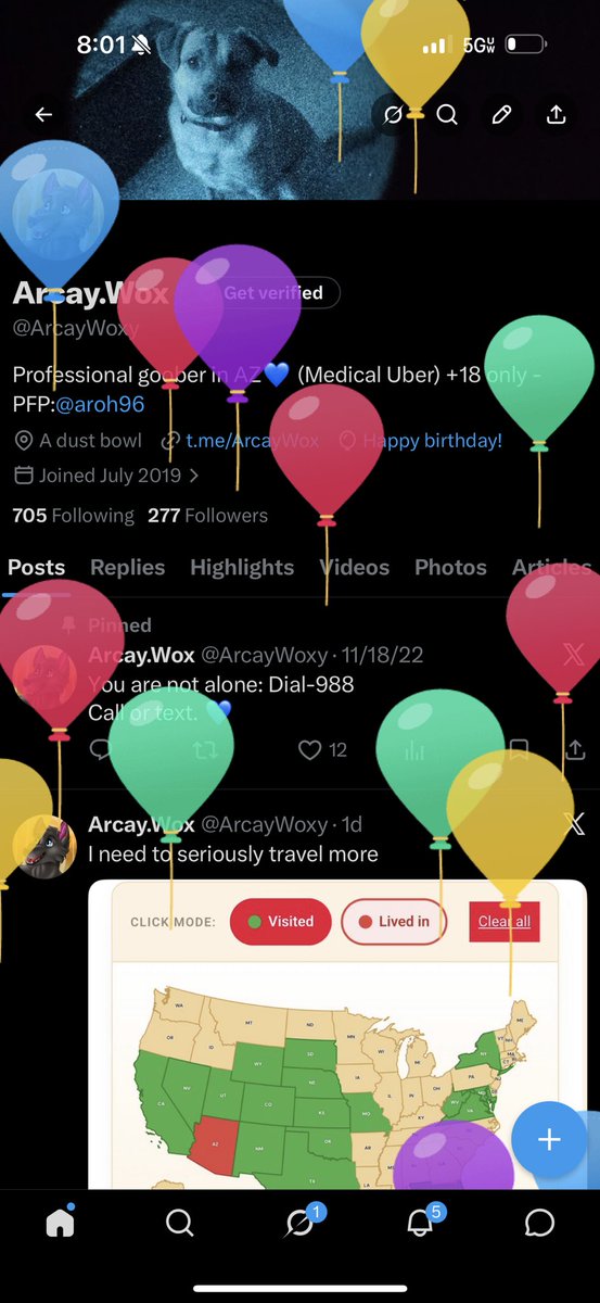 ArcayWoxy's tweet photo. Balloons 😊 https://t.co/DbKZ57JkoV