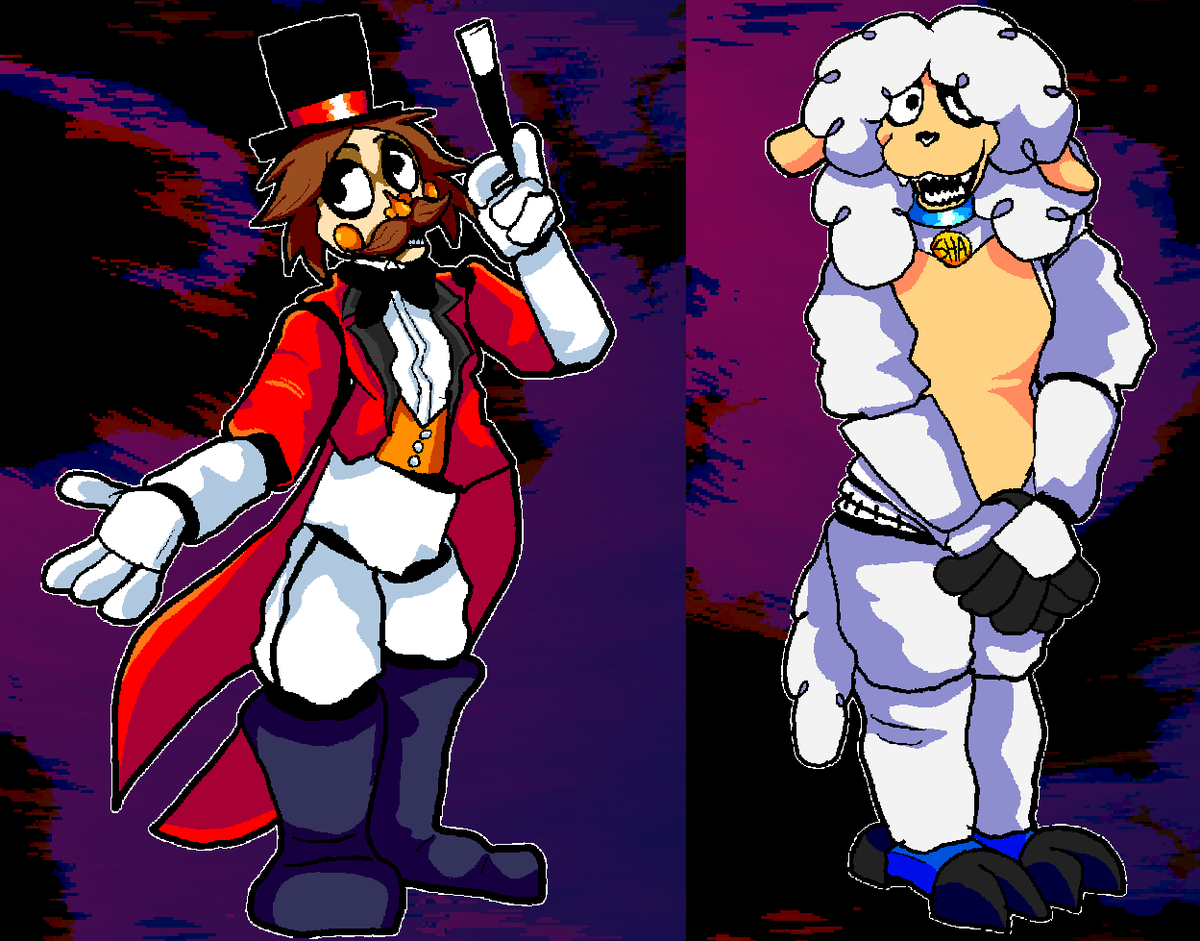Wild_H4re's tweet photo. Happy Walten Wednesday everyone! in todays entry I present to you Boozoo and Sha's renders for the mod!
#frickbears3 #fivenightsatfrickbears3 #thewaltenfiles https://t.co/s54atWzTML