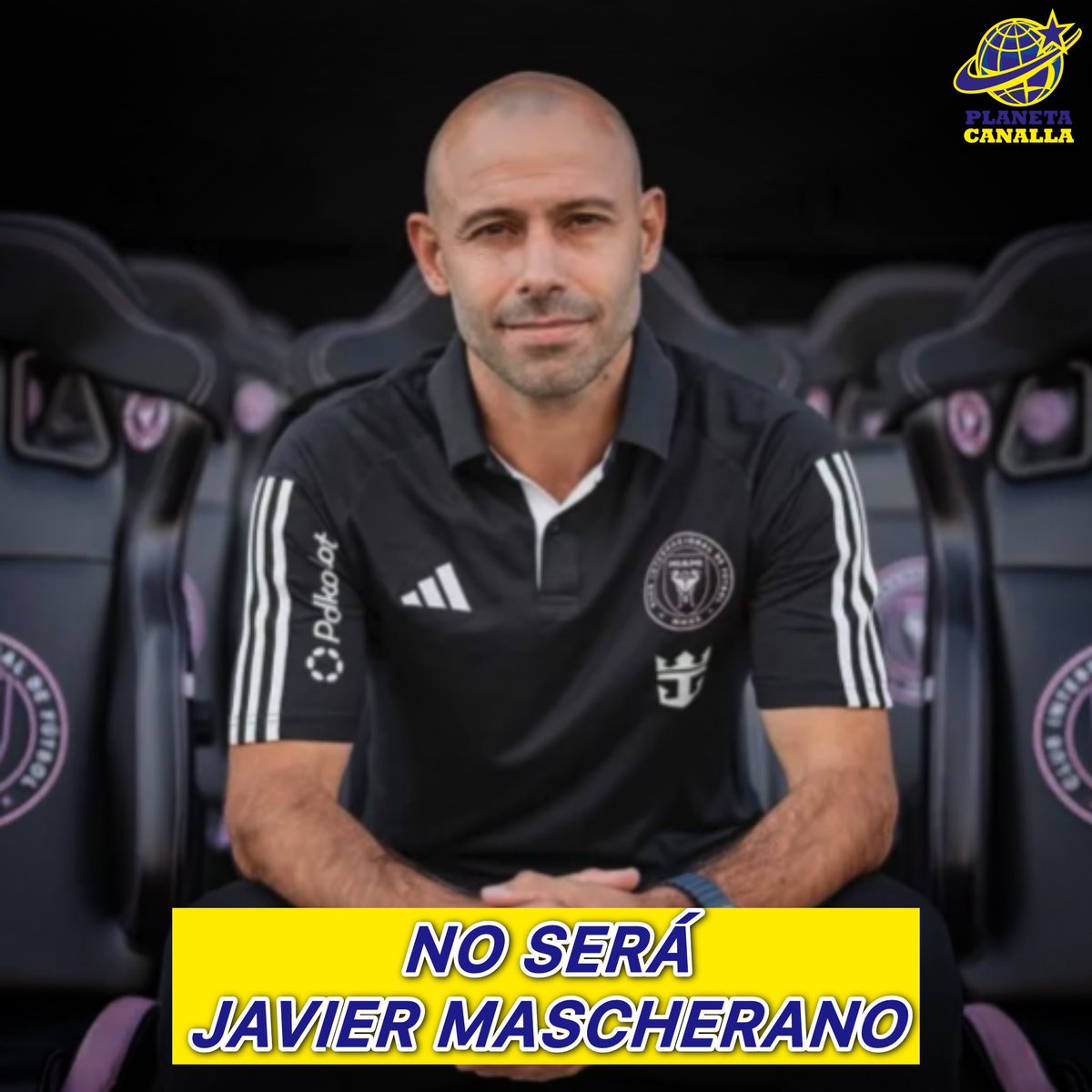 info_1889's tweet photo. 👎🏽 En las últimas horas sonó el nombre de Javier Mascherano para ser nuevo entrenador de #RosarioCentral.

Finalmente no se va a poder dar la llegada ya que tiene una cláusula con el Inter de Miami hasta el 30 de septiembre, por lo tanto no puede dirigir ningún club. https://t.co/wFaEk8SWNf