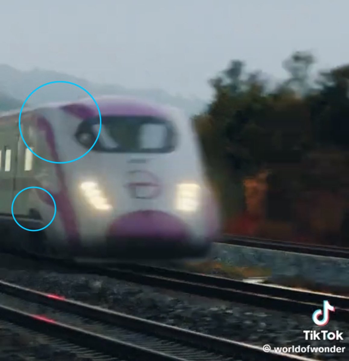 yungrexhar's tweet photo. every shot of the train from outside was FULLY AI GENERATED LMFAO

the train design changes in every shot

STOP LYING @stawpthattrain @adammshankman @RuPaul https://t.co/36I65cb66D