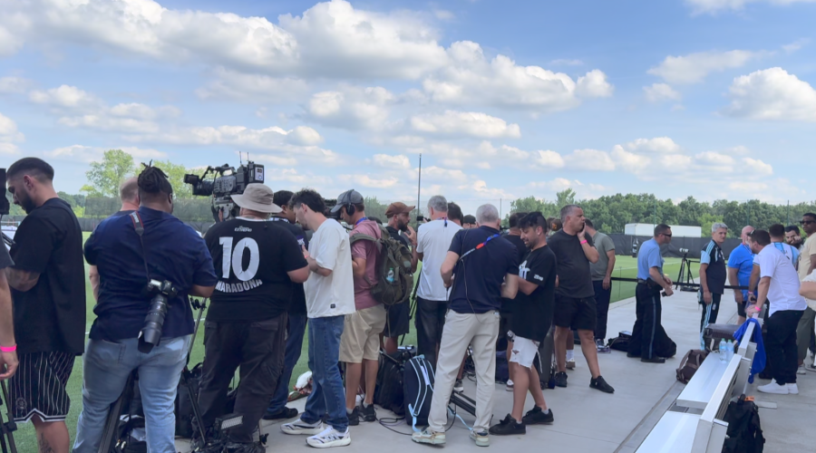 KSHB41's tweet photo. Argentine journalists are in KC to cover the three-time World Cup champions' preparations. Many say they've been impressed by the city, even as they warn locals to brace for what's coming when Argentine fans arrive.

KSHB 41's Fernanda Silva has more: https://t.co/Je10kDpgrj https://t.co/dUQZXQtnex