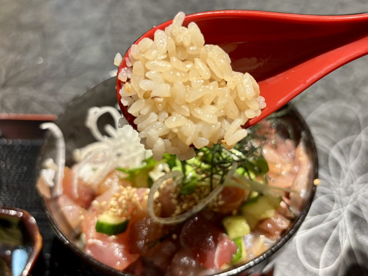 nagoyafood's tweet photo. 📍伏見『海鮮専門店 WASABI』

オフィス街の地下に佇む海鮮専門店。カウンターもテーブルも完備で、1人でも気軽に入れる居心地のよい空間です✨

肉厚の海鮮がどっさりのったちらし丼は、あら汁・小鉢付きで1,250円。お値段以上のボリュームと旨さに大満足な一杯です🐟 https://t.co/TGx9FQAVHc